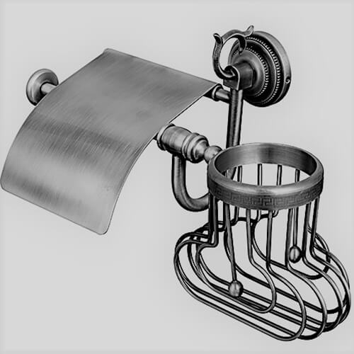 Держатель туалетной бумаги Retro Classic HR-2AR Держатель туалетной бумаги Retro Classic HR-2AR