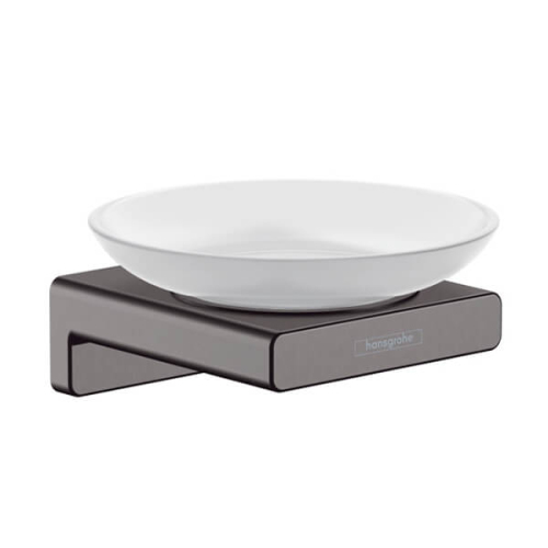 Мыльница Hansgrohe черный хром 41746340 Мыльница Hansgrohe черный хром 41746340