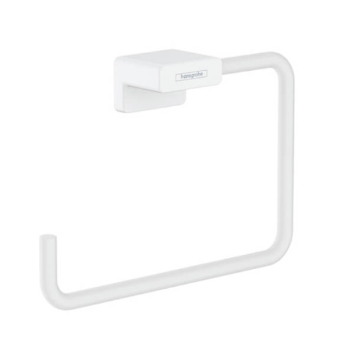 Кольцевой полотенцедержатель Hansgrohe белый матовый 41754700 Кольцевой полотенцедержатель Hansgrohe белый матовый 41754700