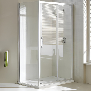 Душевой уголок AVS Квант 130x90 профиль хром, стекло прозрачное